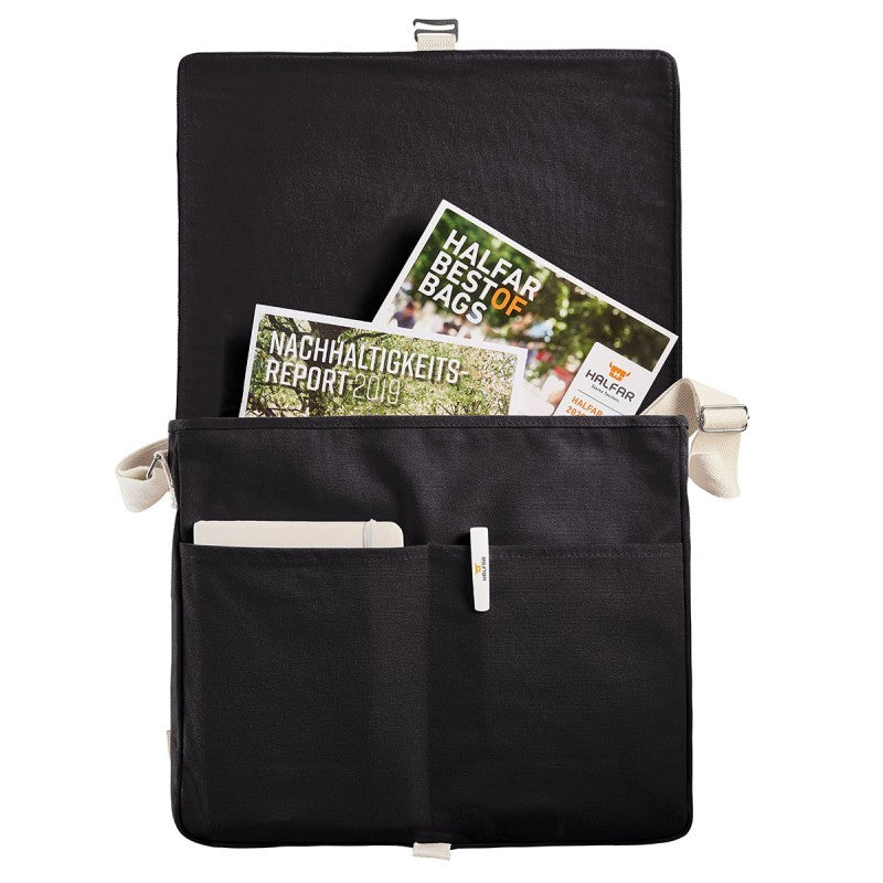 Shoulder Bag w/Dominican Shield-Black