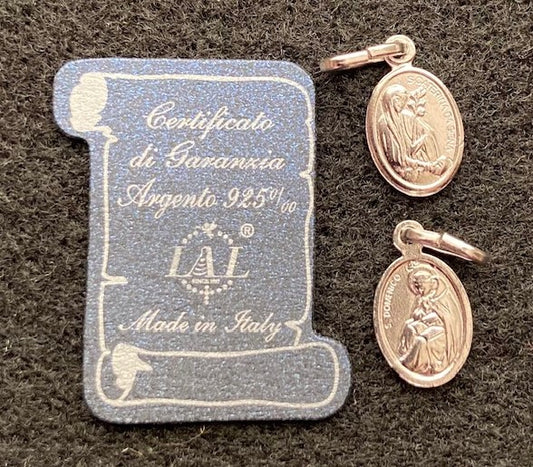 Medal Silver Cath-Dominic 10mm