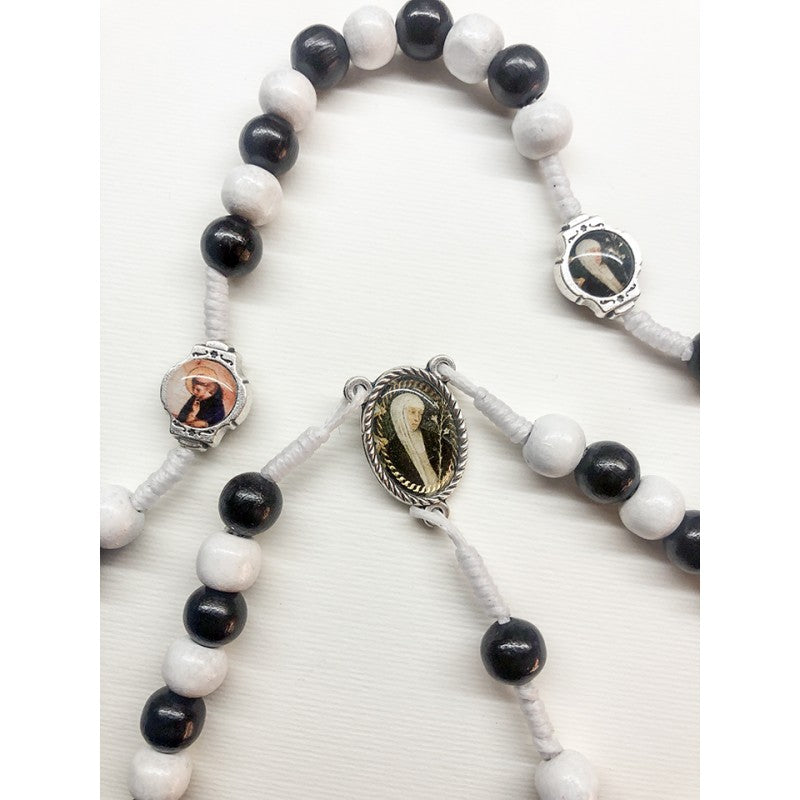 Rosary Wooden - colored medals