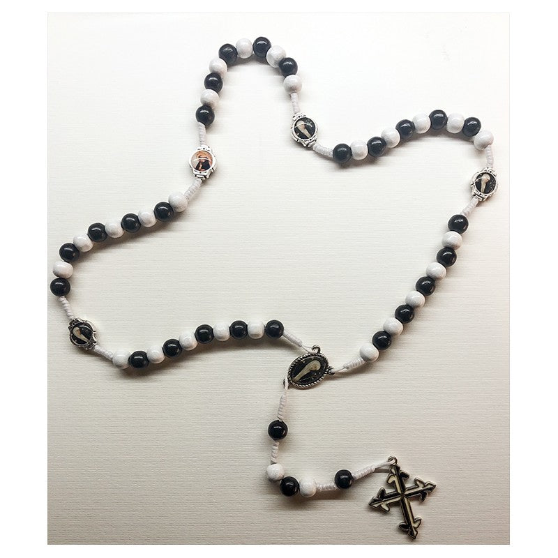 Rosary Wooden - colored medals
