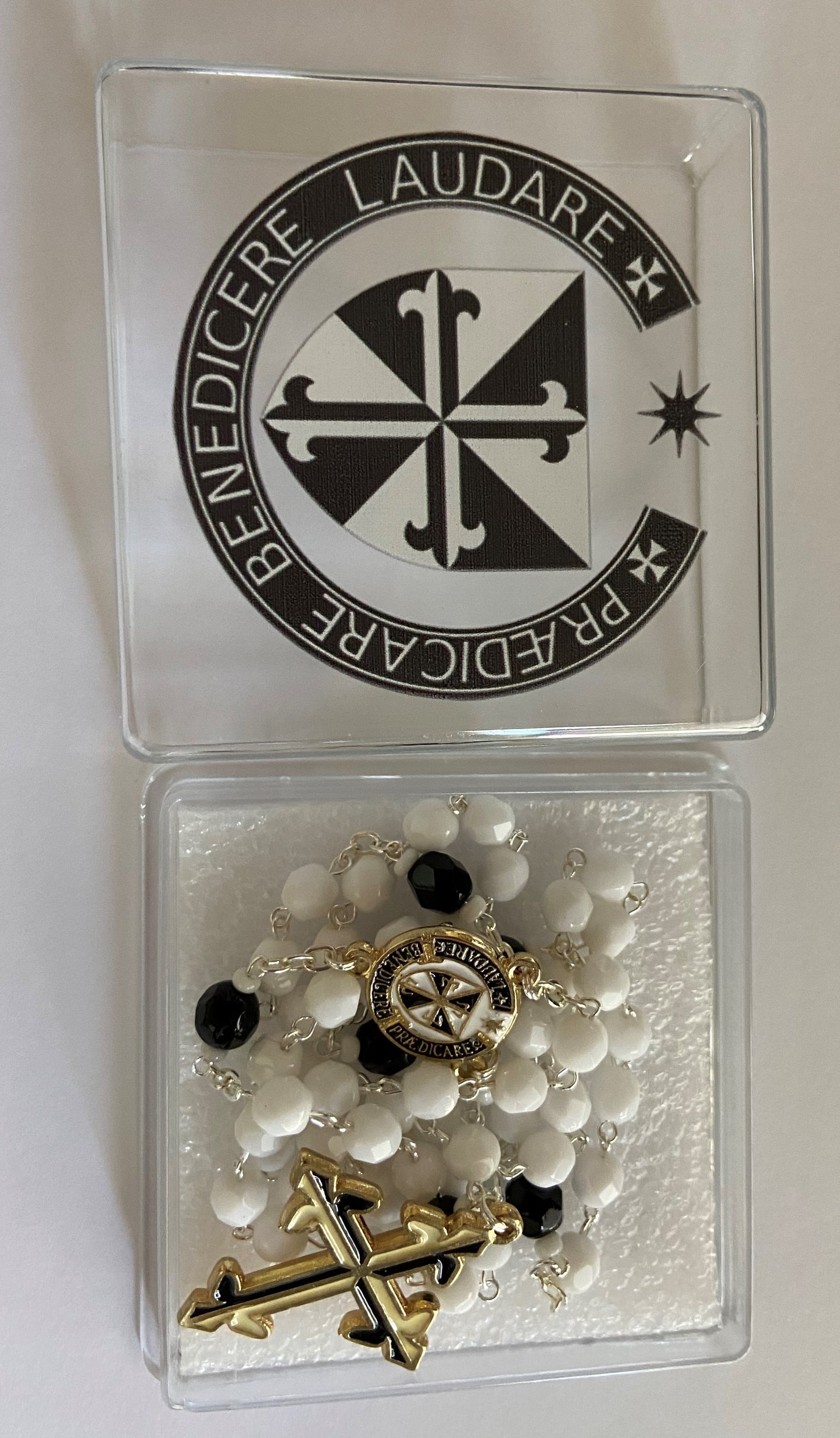 Rosary Crystal, White decades