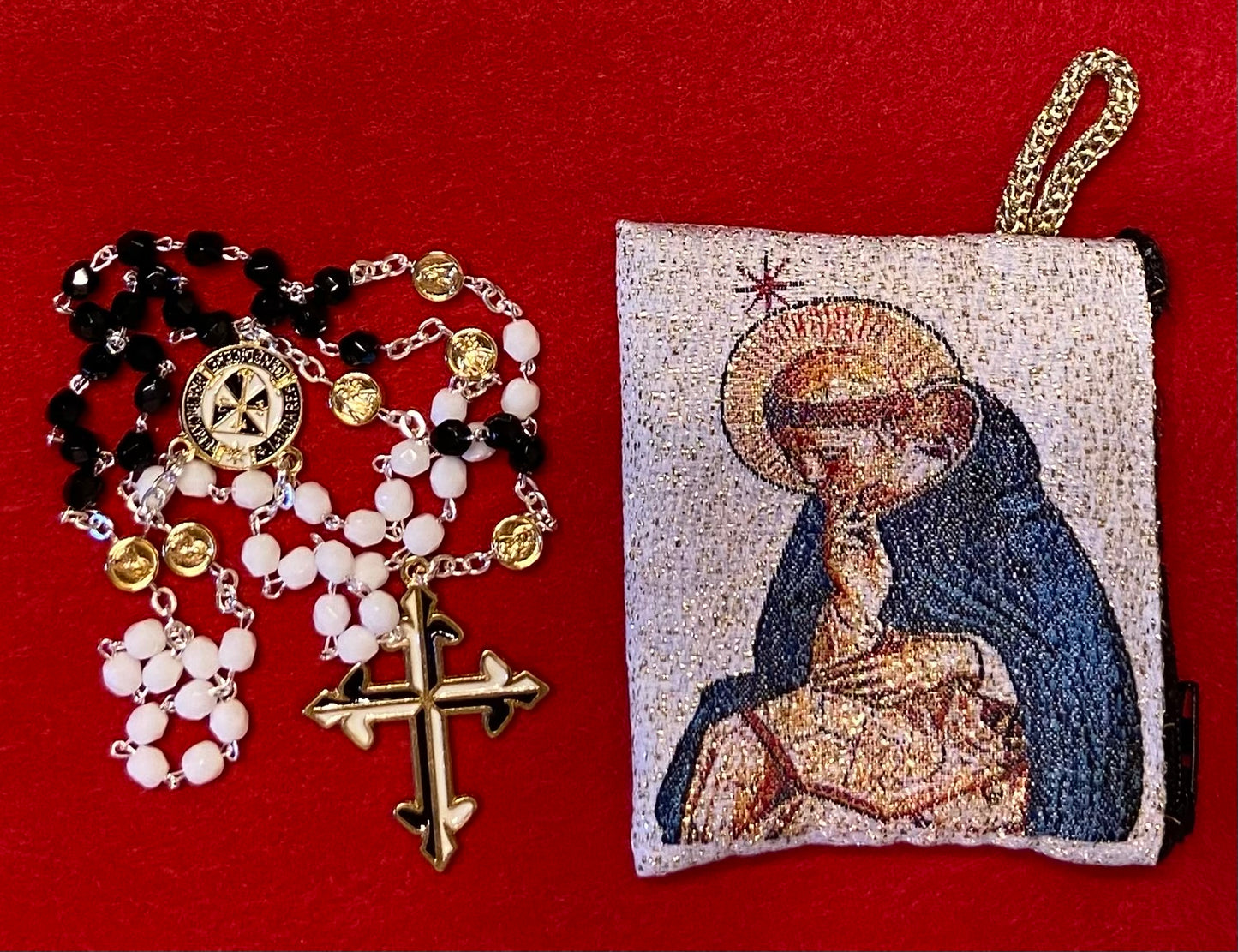 Rosary gold Our Fathers