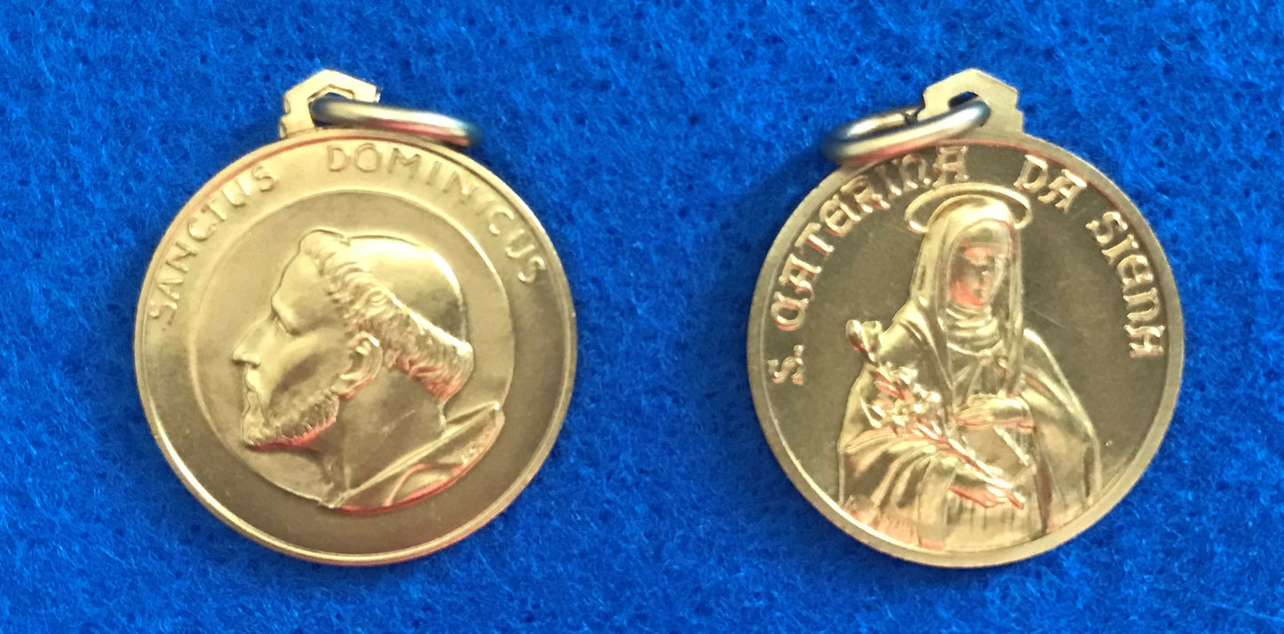 Medal: Sts. Dominic-Catherine gold