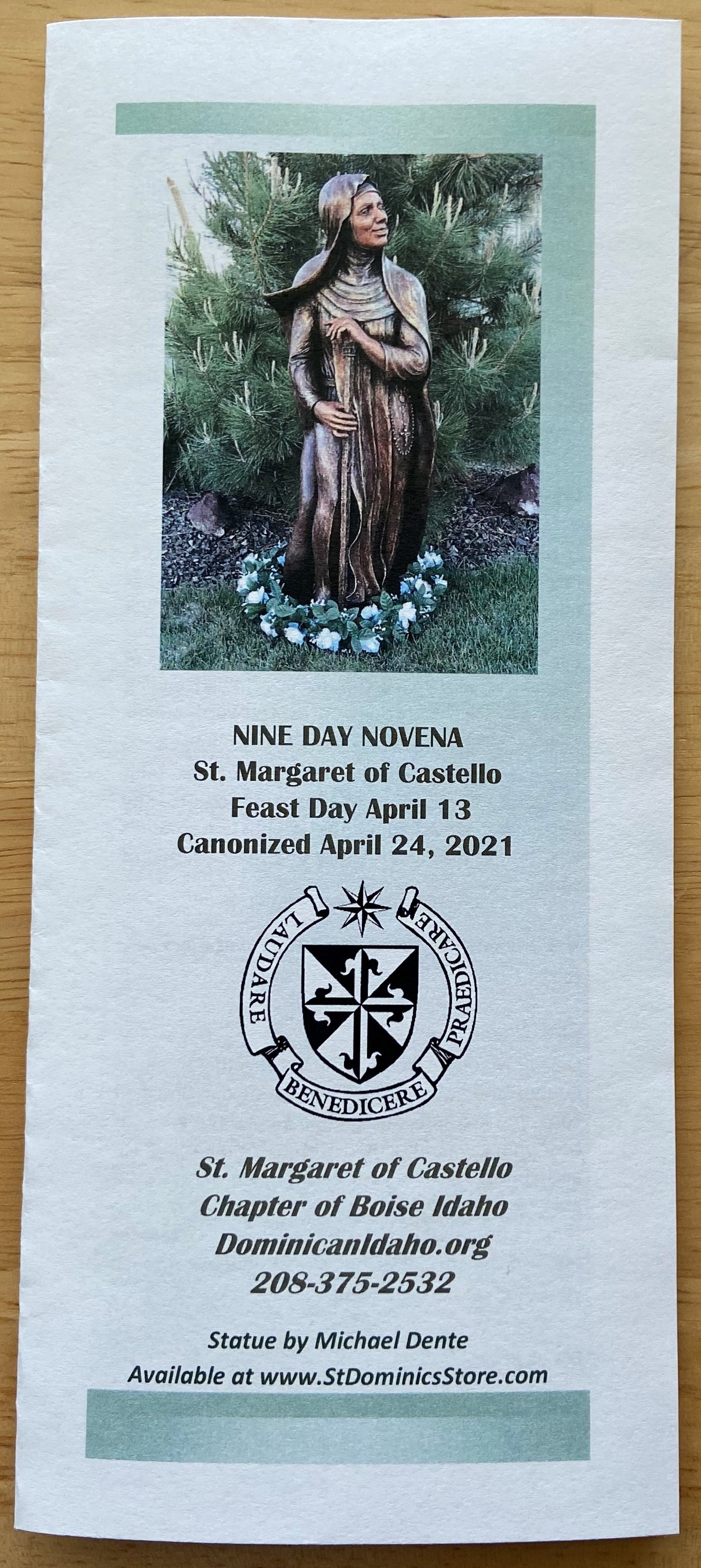 Novena to St Margaret of Castello