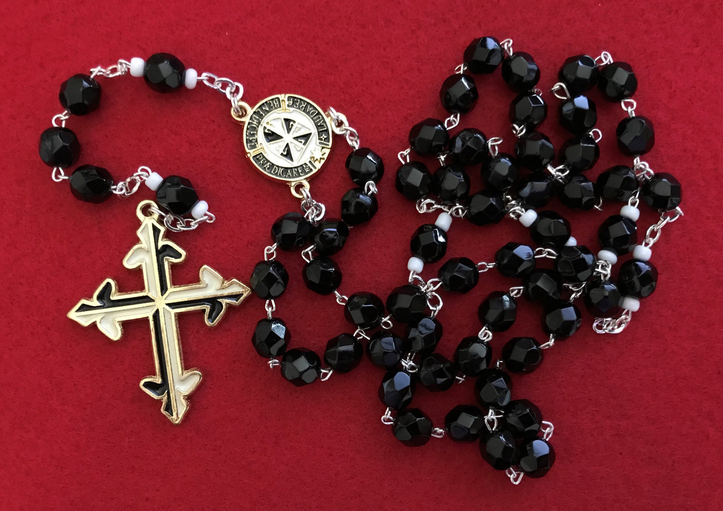 Rosary Black Crystal