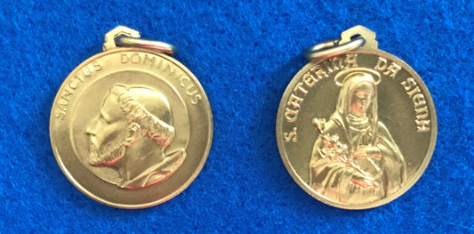 Medal: Sts. Dominic-Catherine gold