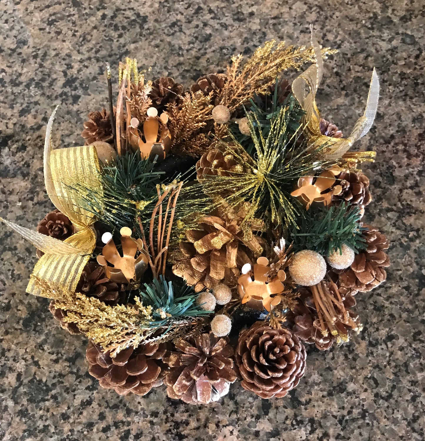 Advent Wreath-Pine cone